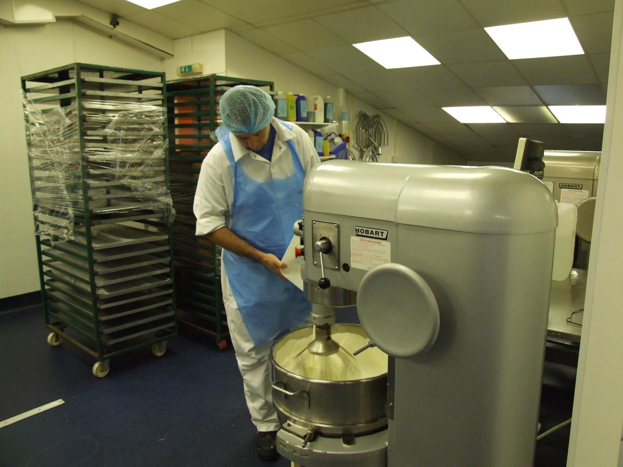 Inside the Waldron's bakery