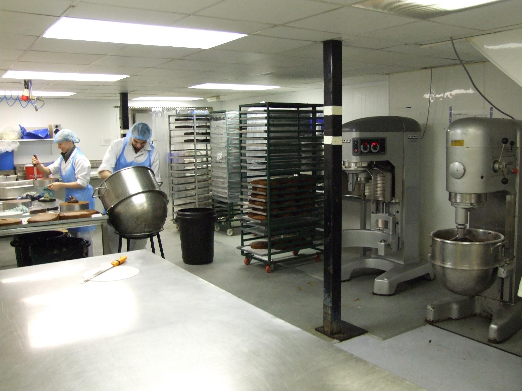 Bakery team at work at Waldron's