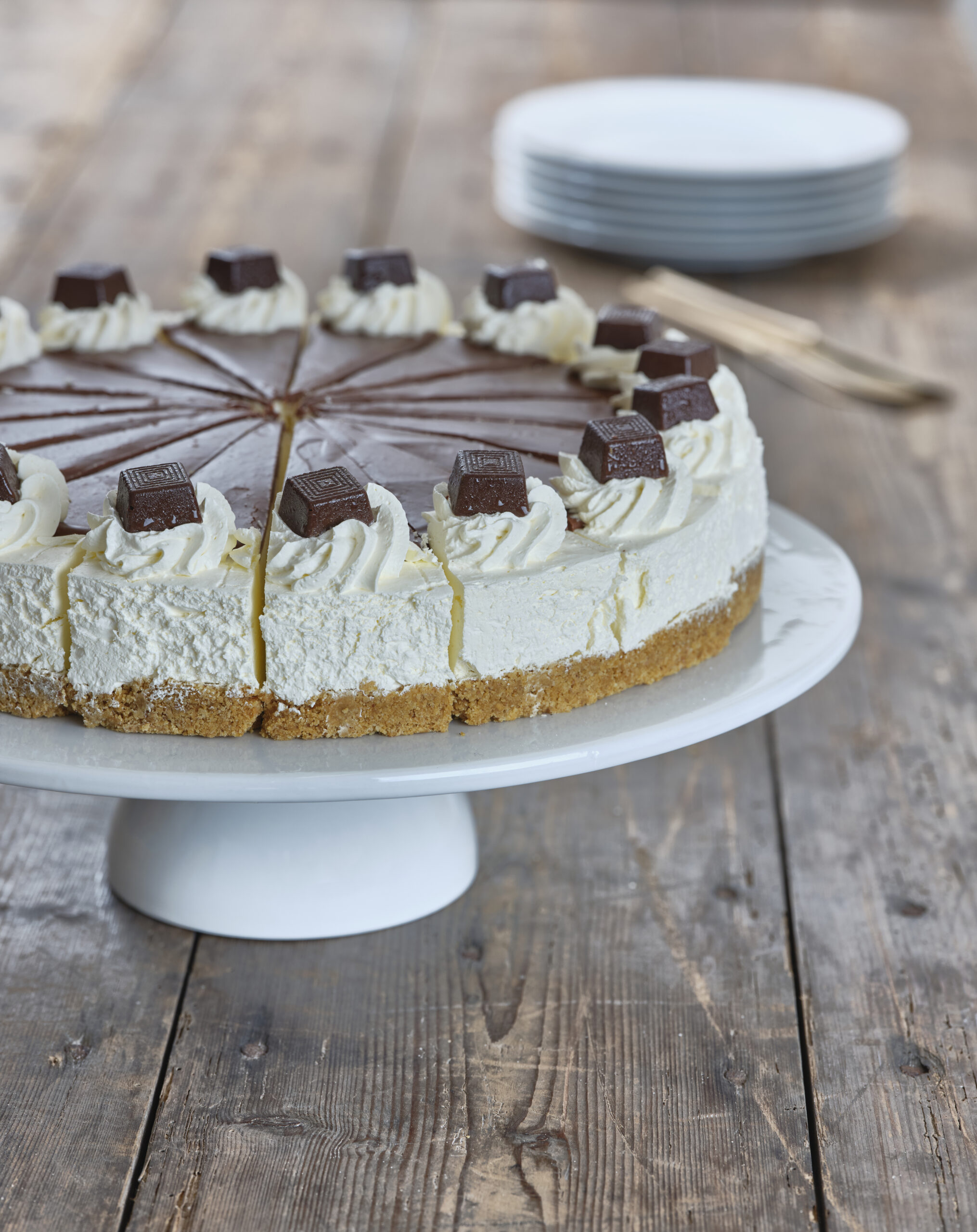 Gluten Free After Eight Cheesecake