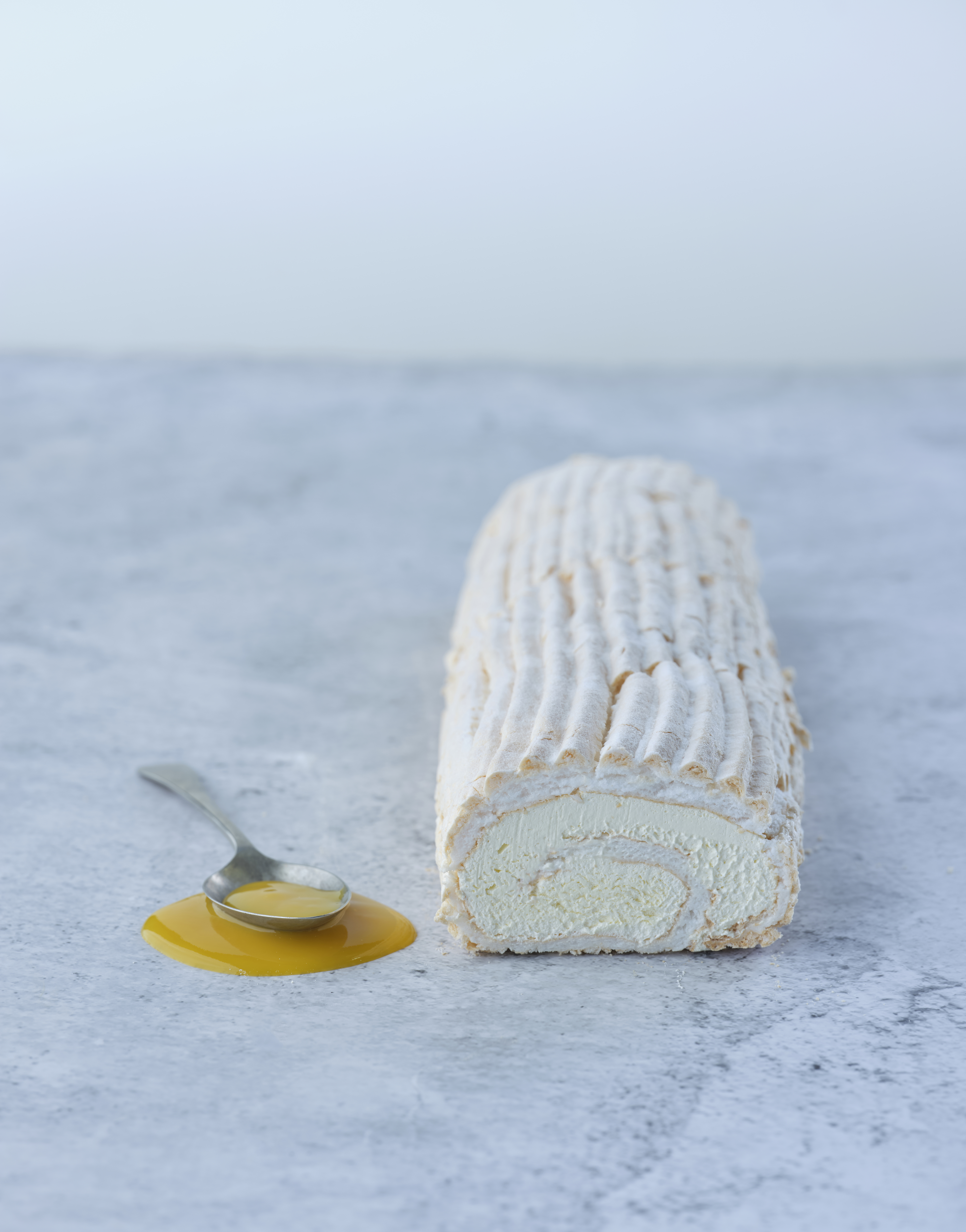 Gluten Free Mango & Passionfruit Meringue Roulade