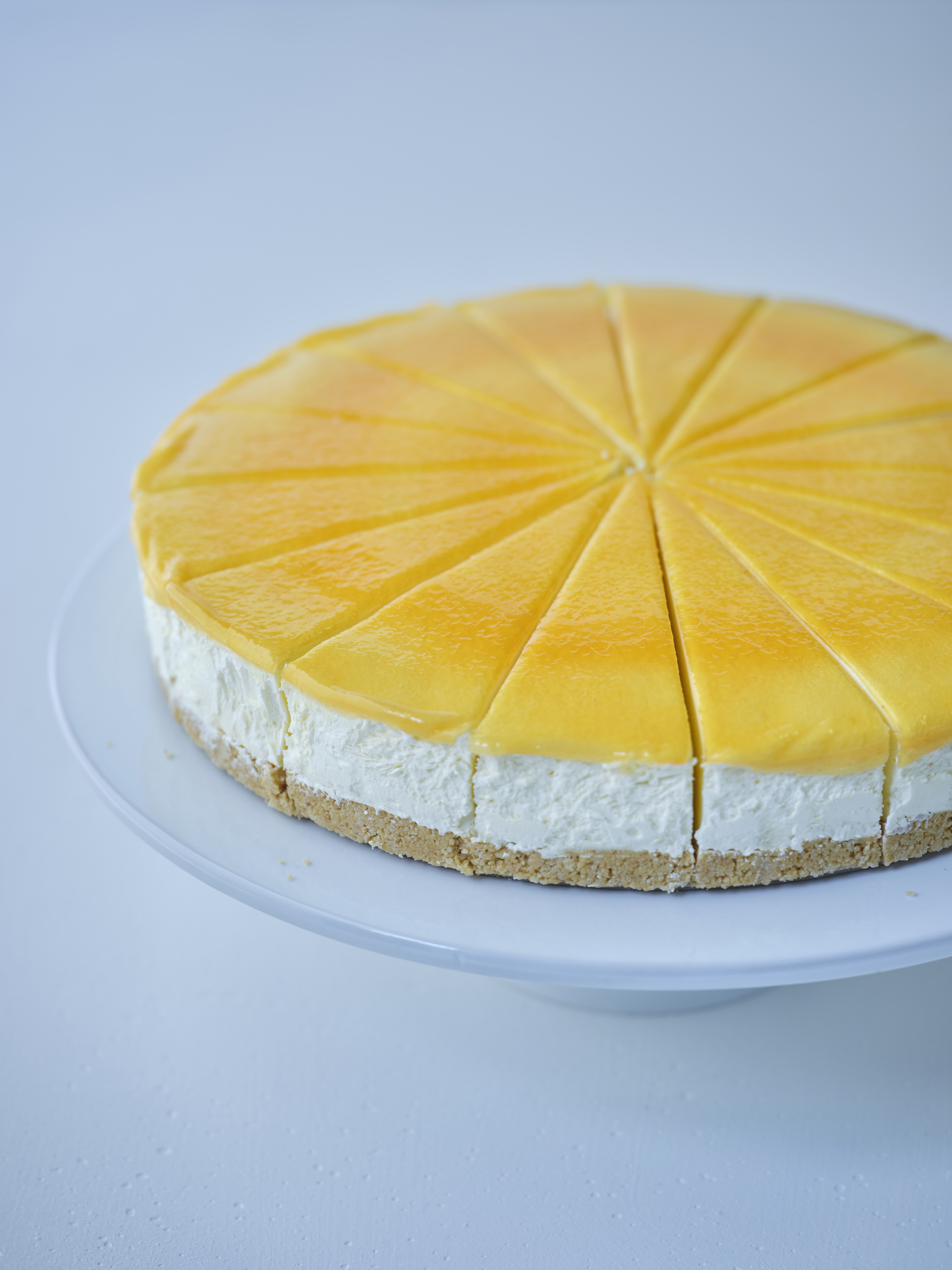 Gluten Free Mango & Passionfruit Cheesecake